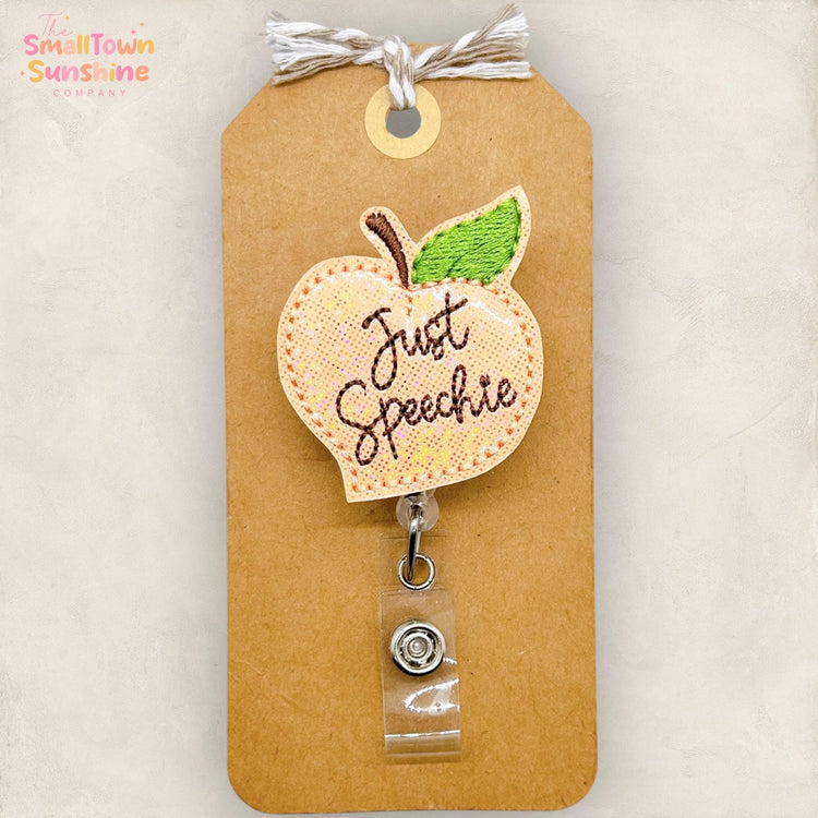 Just Speechie Badge Topper