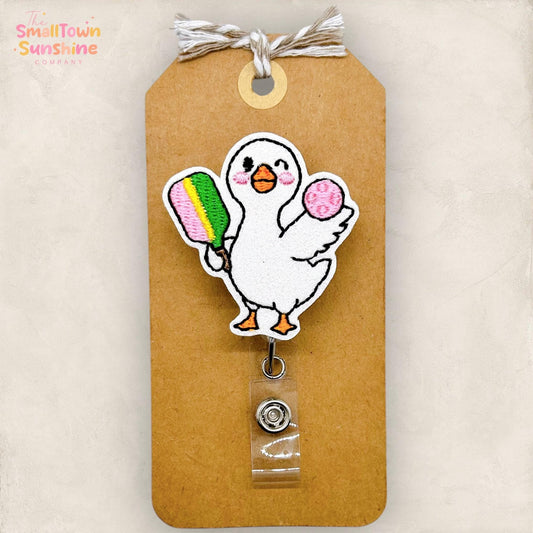 Pickleball Goose Badge Topper