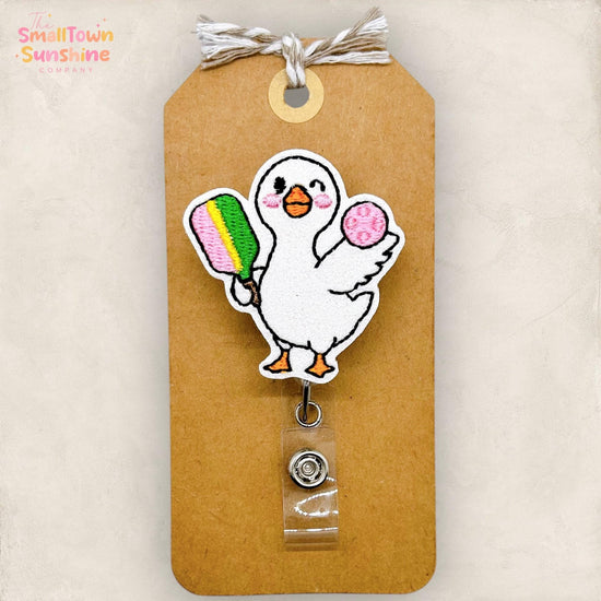 Pickleball Goose Badge Topper