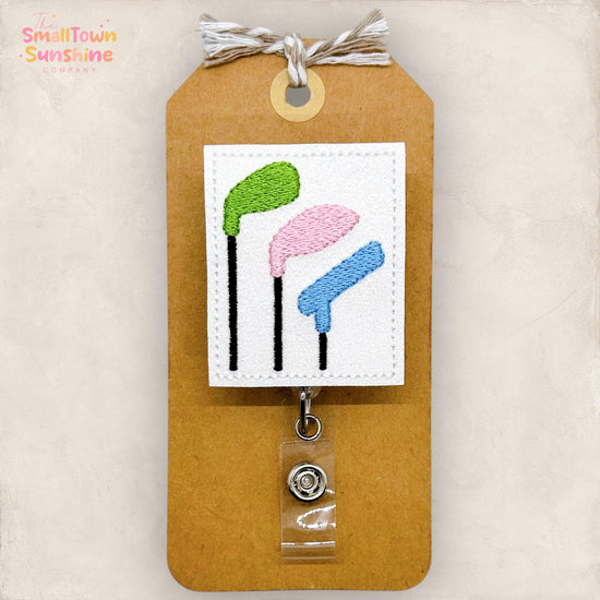 Golf Club Trio Badge Topper