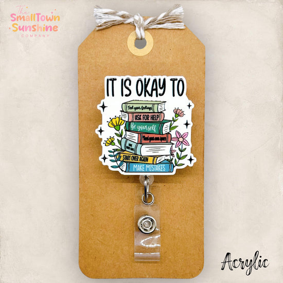 Mental Health Books Badge Topper