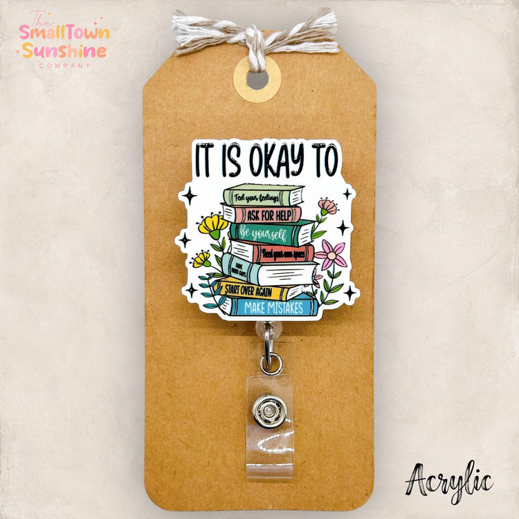 Mental Health Books Badge Topper