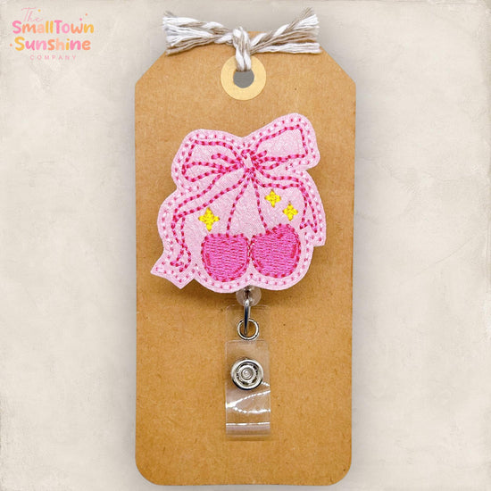Coquette Cherry Badge Topper