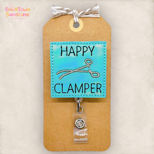 Happy Clamper Badge Topper
