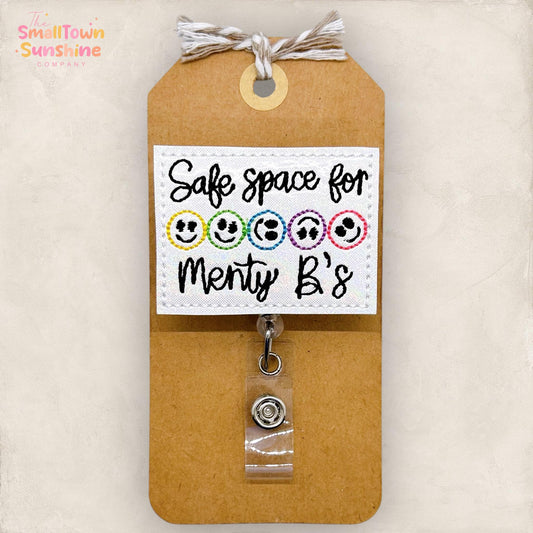Safe Space for Menty B’s Badge Topper