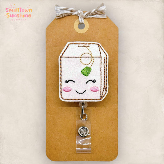 Cute Tea Bag Badge Topper