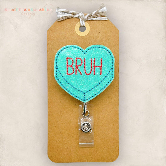 Conversation Heart Badge Topper