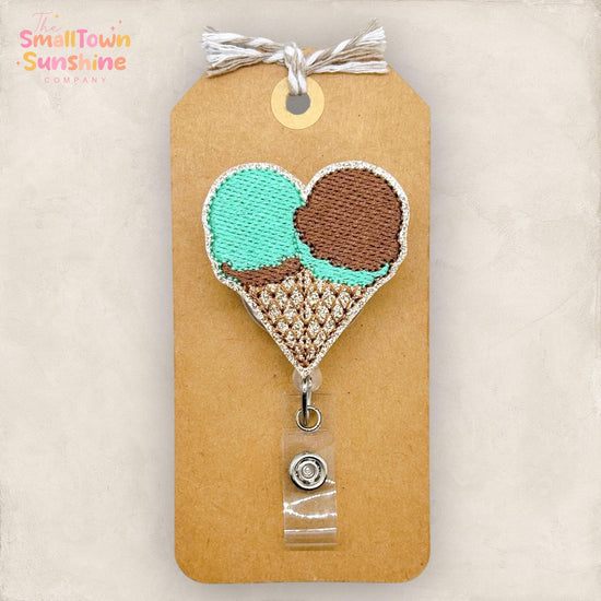 Mint Chocolate Ice Cream Cones