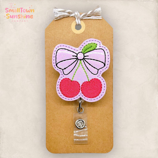 Coquette Cherry Badge Topper