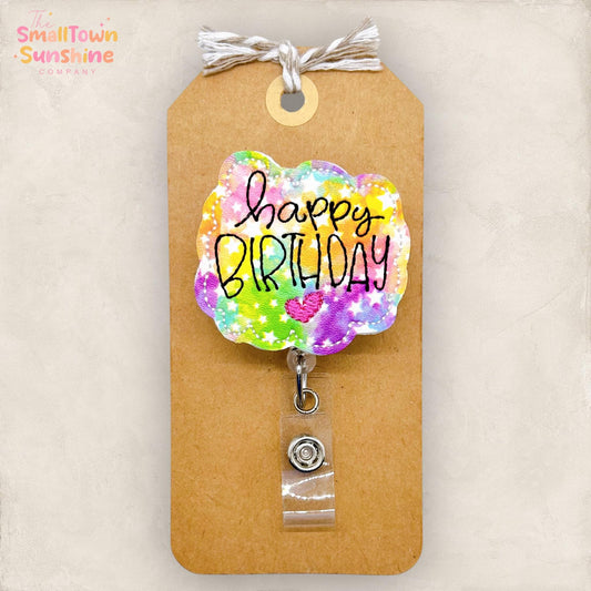 Happy Birthday Badge Topper