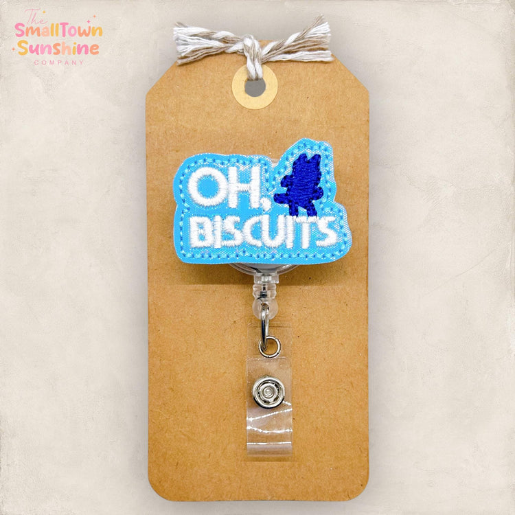 Oh Biscuits Badge Topper