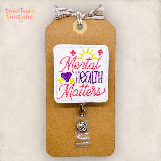 Mental Health Matters Badge Topper