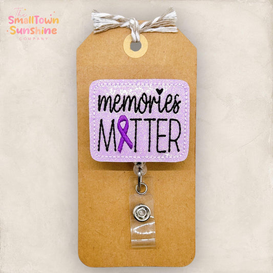 Memories Matter Badge Topper