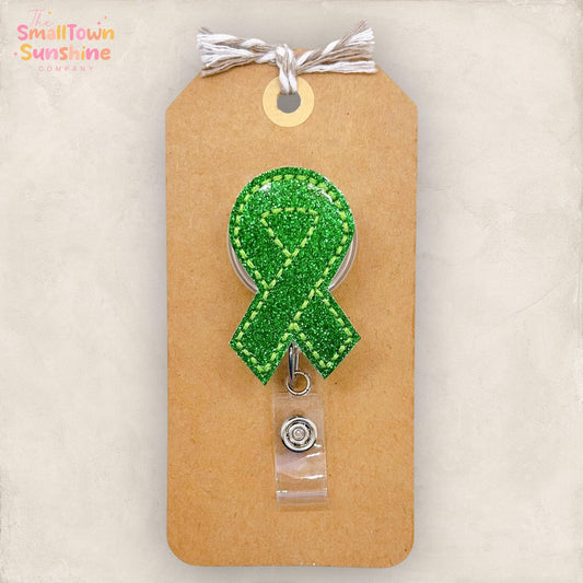 Green Ribbon Badge Topper