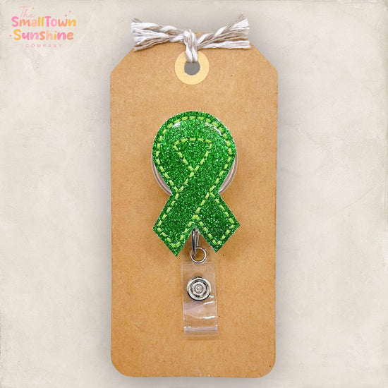Green Ribbon Badge Topper