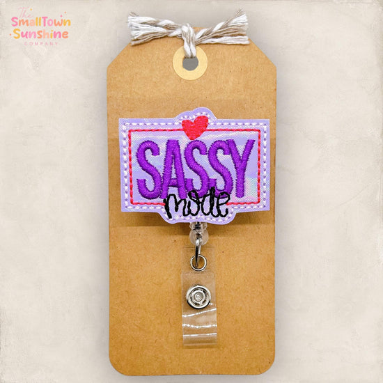 Sassy Mode Badge Topper