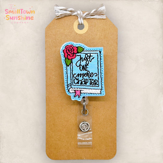 Just One More Chapter Badge Topper