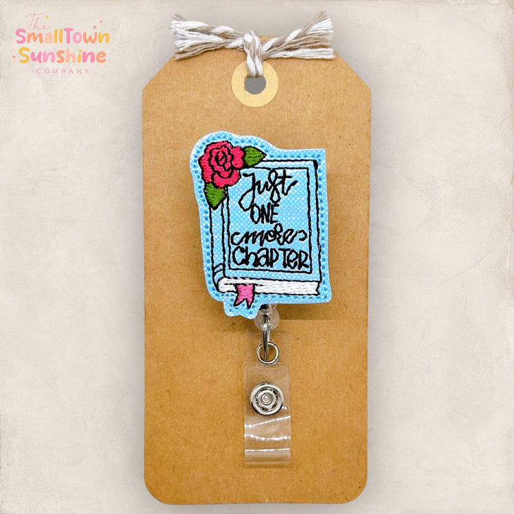 Just One More Chapter Badge Topper