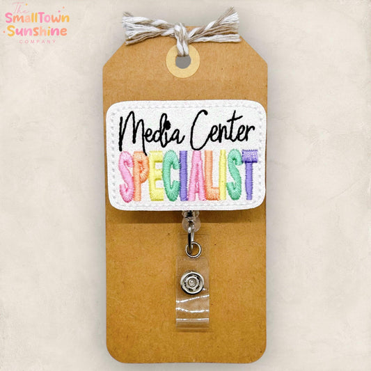Media Center Specialist Badge Topper