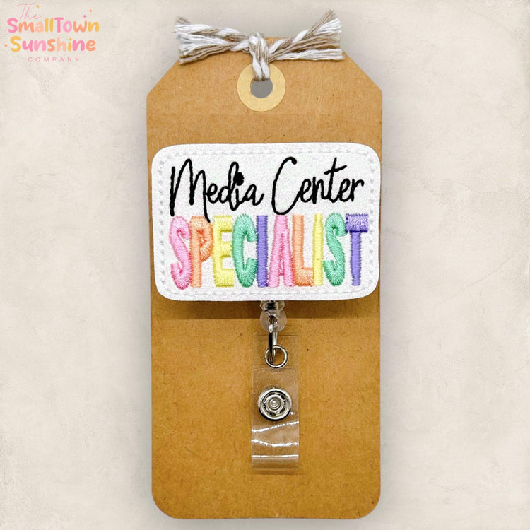 Media Center Specialist Badge Topper