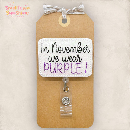 In November We Wear Purple