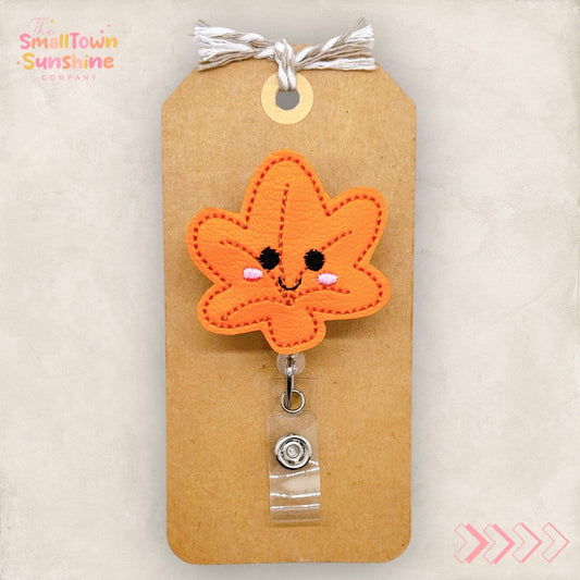 Autumn Leaf Badge Topper