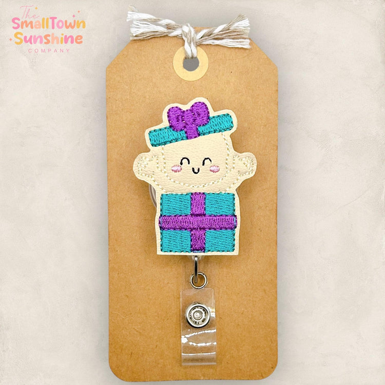 Birthday Present Baby Retractable Badge Reel: L&D Nurse ID Holder, Name Tag, Topper, Coworker Gift, Lanyard, MRI Safe, Heavy Duty Options