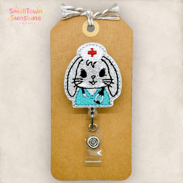Bunny Nurse Badge Topper