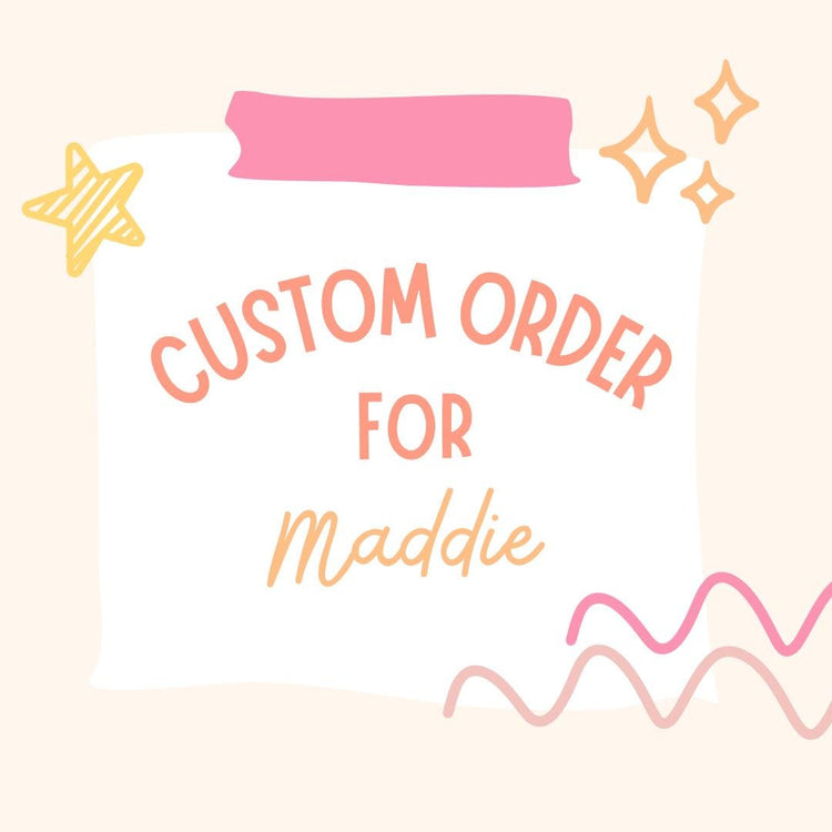 Reserved Custom Order for Maddie - The ER is my Jam - as discussed