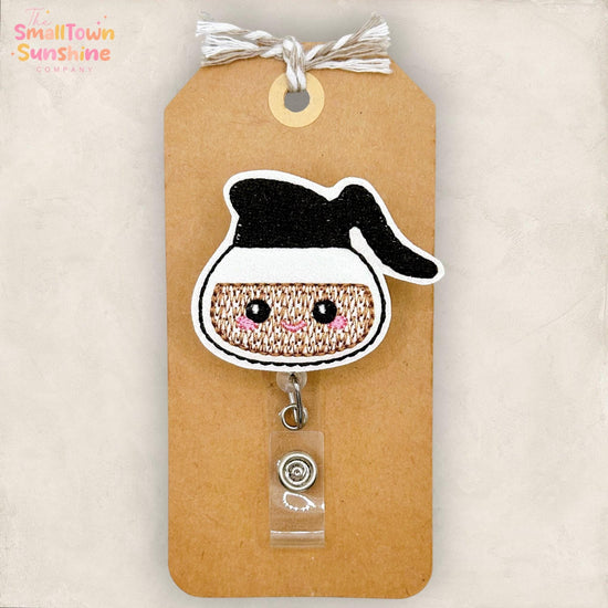Coffee Pot Retractable Badge Reel: ID Holder, Name Tag, Swappable Topper, Coworker Gift, Lanyard, MRI Safe, Heavy Duty Options | GLITTER