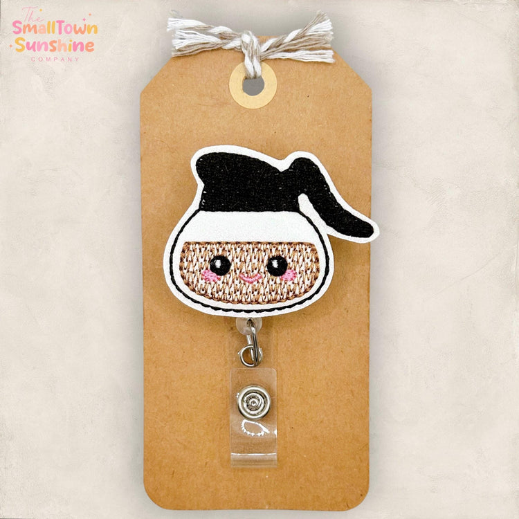Coffee Pot Retractable Badge Reel: ID Holder, Name Tag, Swappable Topper, Coworker Gift, Lanyard, MRI Safe, Heavy Duty Options | GLITTER
