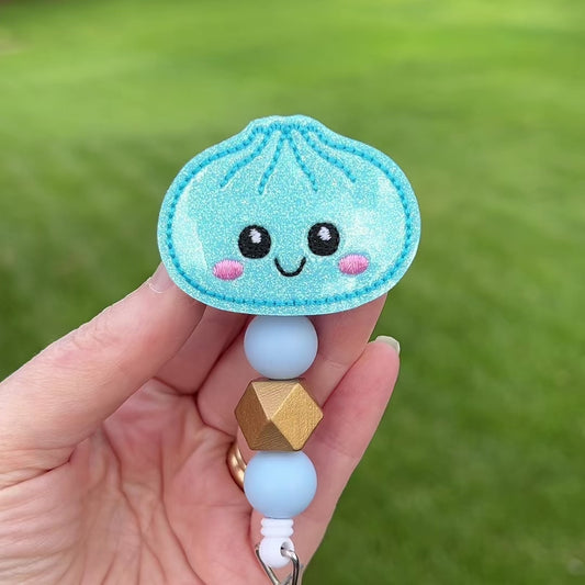 Glitter Dumpling Badge Toppers