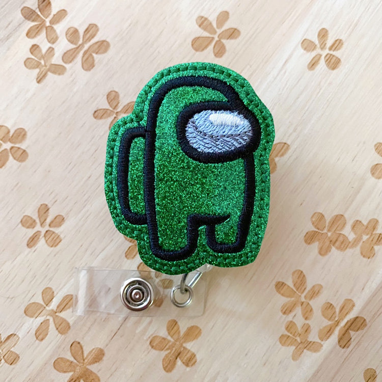 Large Green Imposter Removable Badge Topper