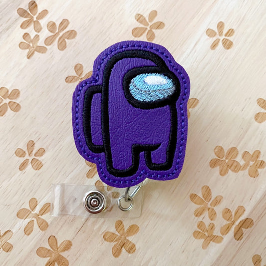 Large Purple Imposter Removable Badge Topper