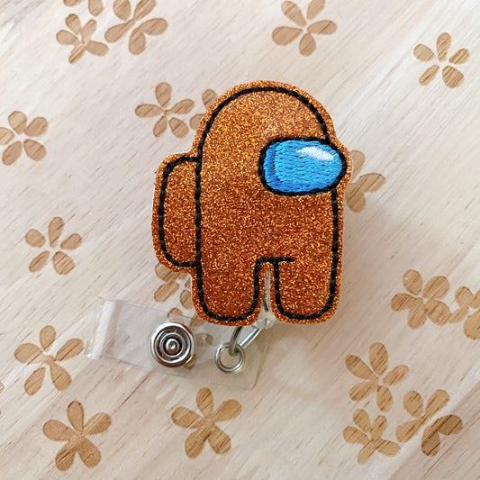Orange Imposter Removable Badge Topper